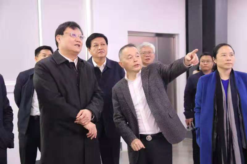 湖南省委常委、省國資委書記等赴邵陽調(diào)研國資國企工作方案考察團(tuán)來我公司調(diào)研